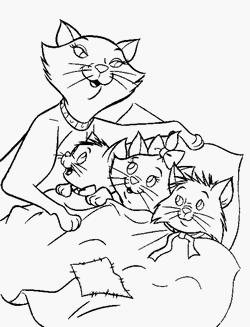 coloriage aristochats bordÃ©s